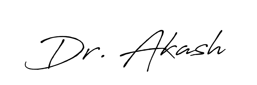 You should practise on your own different ways (Antro_Vectra_Bolder) to write your name (Dr. Akash) in signature. don't let someone else do it for you. Dr. Akash signature style 7 images and pictures png