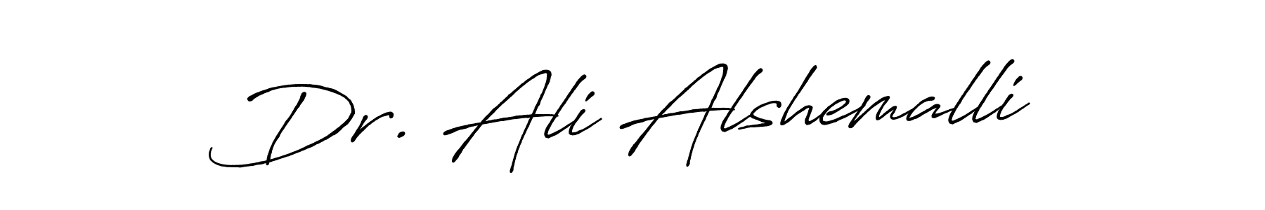 Make a short Dr. Ali Alshemalli signature style. Manage your documents anywhere anytime using Antro_Vectra_Bolder. Create and add eSignatures, submit forms, share and send files easily. Dr. Ali Alshemalli signature style 7 images and pictures png