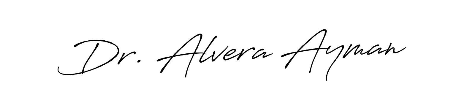 How to Draw Dr. Alvera Ayman signature style? Antro_Vectra_Bolder is a latest design signature styles for name Dr. Alvera Ayman. Dr. Alvera Ayman signature style 7 images and pictures png