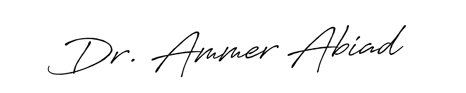 Similarly Antro_Vectra_Bolder is the best handwritten signature design. Signature creator online .You can use it as an online autograph creator for name Dr. Ammer Abiad. Dr. Ammer Abiad signature style 7 images and pictures png