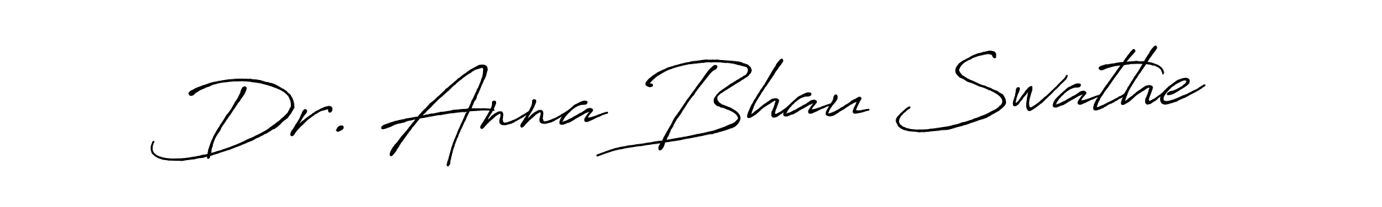 How to make Dr. Anna Bhau Swathe name signature. Use Antro_Vectra_Bolder style for creating short signs online. This is the latest handwritten sign. Dr. Anna Bhau Swathe signature style 7 images and pictures png