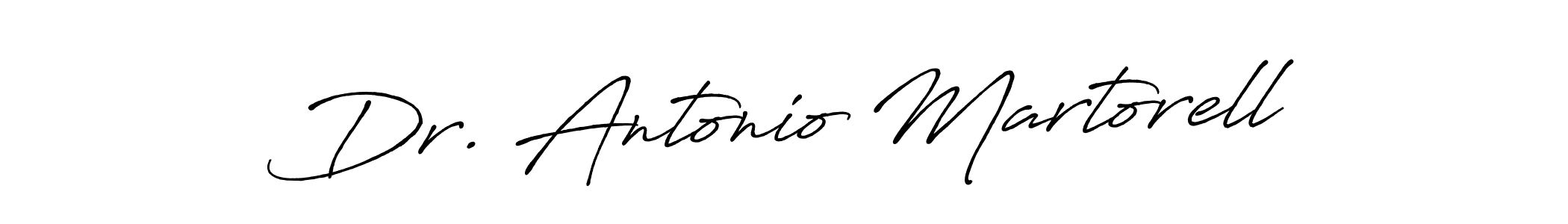 Make a beautiful signature design for name Dr. Antonio Martorell. With this signature (Antro_Vectra_Bolder) style, you can create a handwritten signature for free. Dr. Antonio Martorell signature style 7 images and pictures png