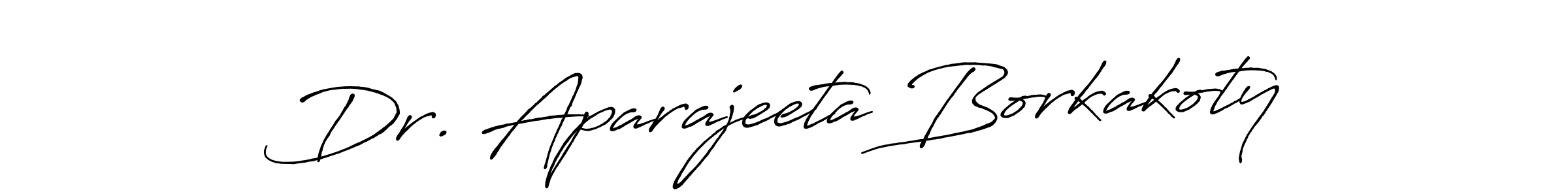Make a beautiful signature design for name Dr. Aparajeeta Borkakoty. Use this online signature maker to create a handwritten signature for free. Dr. Aparajeeta Borkakoty signature style 7 images and pictures png