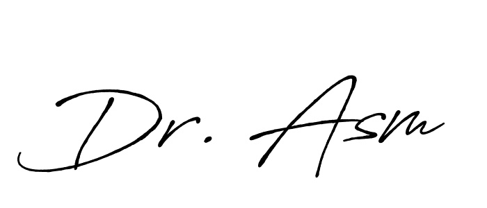 if you are searching for the best signature style for your name Dr. Asm. so please give up your signature search. here we have designed multiple signature styles  using Antro_Vectra_Bolder. Dr. Asm signature style 7 images and pictures png