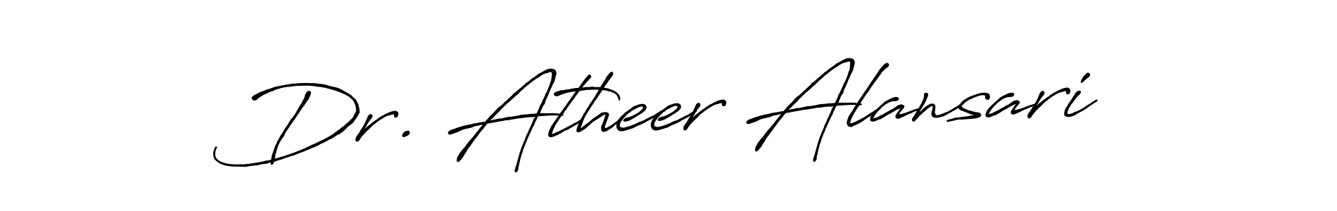 See photos of Dr. Atheer Alansari official signature by Spectra . Check more albums & portfolios. Read reviews & check more about Antro_Vectra_Bolder font. Dr. Atheer Alansari signature style 7 images and pictures png