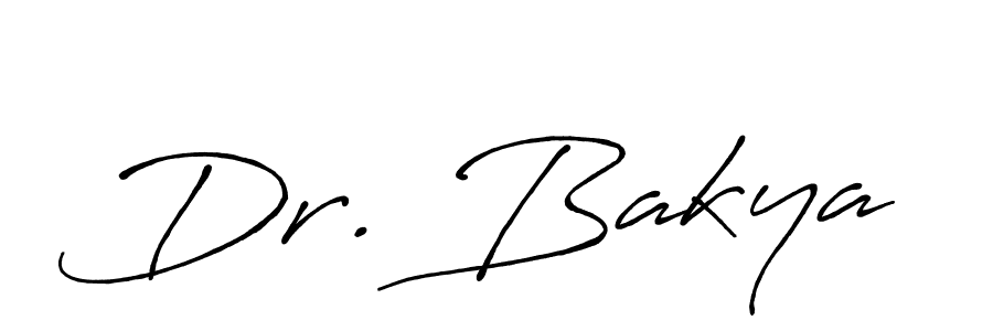 if you are searching for the best signature style for your name Dr. Bakya. so please give up your signature search. here we have designed multiple signature styles  using Antro_Vectra_Bolder. Dr. Bakya signature style 7 images and pictures png