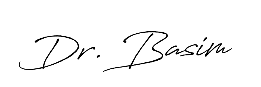 Use a signature maker to create a handwritten signature online. With this signature software, you can design (Antro_Vectra_Bolder) your own signature for name Dr. Basim. Dr. Basim signature style 7 images and pictures png