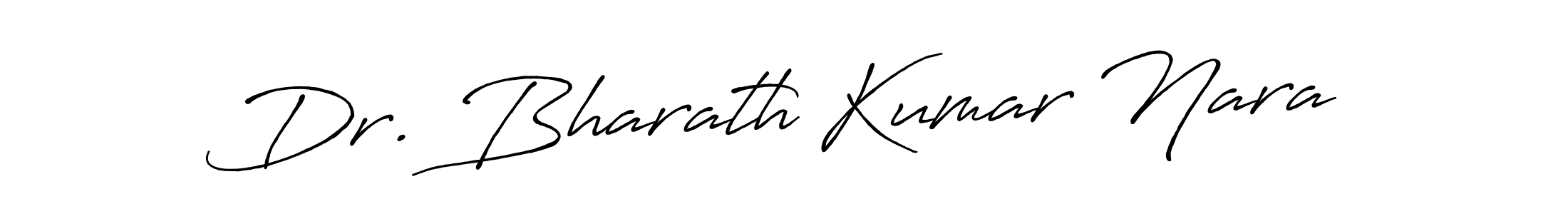 How to make Dr. Bharath Kumar Nara signature? Antro_Vectra_Bolder is a professional autograph style. Create handwritten signature for Dr. Bharath Kumar Nara name. Dr. Bharath Kumar Nara signature style 7 images and pictures png