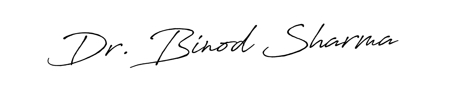 It looks lik you need a new signature style for name Dr. Binod Sharma. Design unique handwritten (Antro_Vectra_Bolder) signature with our free signature maker in just a few clicks. Dr. Binod Sharma signature style 7 images and pictures png