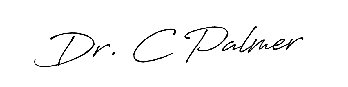 Make a beautiful signature design for name Dr. C Palmer. With this signature (Antro_Vectra_Bolder) style, you can create a handwritten signature for free. Dr. C Palmer signature style 7 images and pictures png