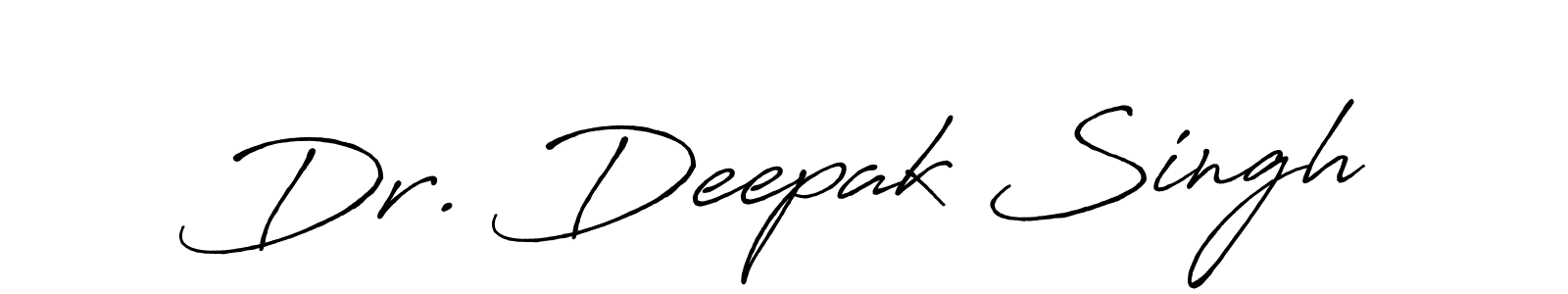 How to make Dr. Deepak Singh signature? Antro_Vectra_Bolder is a professional autograph style. Create handwritten signature for Dr. Deepak Singh name. Dr. Deepak Singh signature style 7 images and pictures png