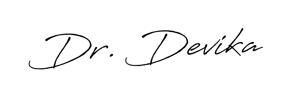 Antro_Vectra_Bolder is a professional signature style that is perfect for those who want to add a touch of class to their signature. It is also a great choice for those who want to make their signature more unique. Get Dr. Devika name to fancy signature for free. Dr. Devika signature style 7 images and pictures png