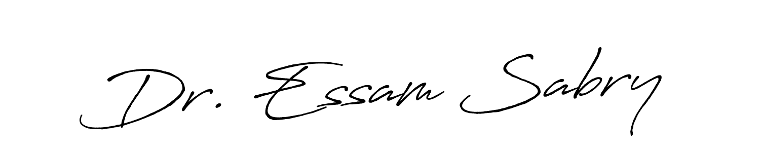 How to make Dr. Essam Sabry signature? Antro_Vectra_Bolder is a professional autograph style. Create handwritten signature for Dr. Essam Sabry name. Dr. Essam Sabry signature style 7 images and pictures png