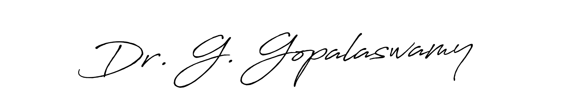 You should practise on your own different ways (Antro_Vectra_Bolder) to write your name (Dr. G. Gopalaswamy) in signature. don't let someone else do it for you. Dr. G. Gopalaswamy signature style 7 images and pictures png