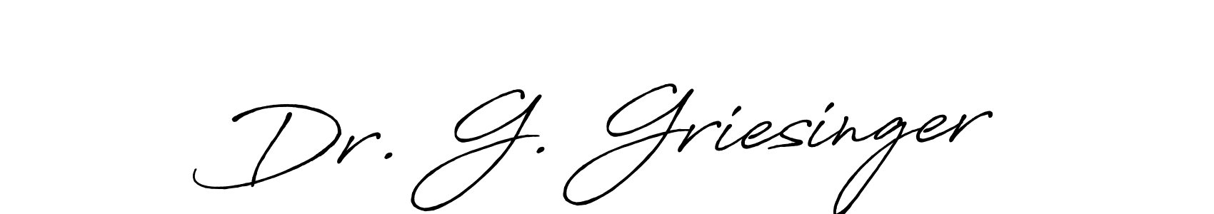 It looks lik you need a new signature style for name Dr. G. Griesinger. Design unique handwritten (Antro_Vectra_Bolder) signature with our free signature maker in just a few clicks. Dr. G. Griesinger signature style 7 images and pictures png