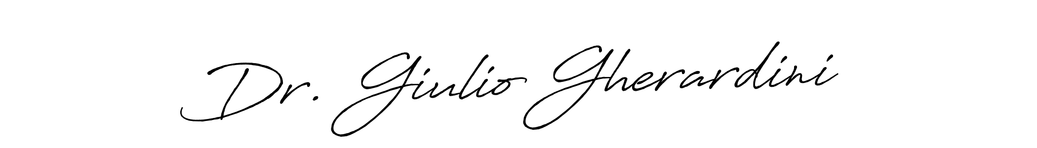 Use a signature maker to create a handwritten signature online. With this signature software, you can design (Antro_Vectra_Bolder) your own signature for name Dr. Giulio Gherardini. Dr. Giulio Gherardini signature style 7 images and pictures png