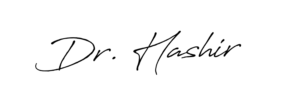 Design your own signature with our free online signature maker. With this signature software, you can create a handwritten (Antro_Vectra_Bolder) signature for name Dr. Hashir. Dr. Hashir signature style 7 images and pictures png