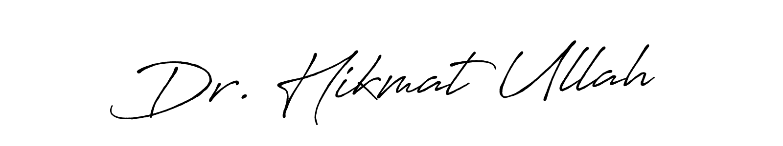 Also You can easily find your signature by using the search form. We will create Dr. Hikmat Ullah name handwritten signature images for you free of cost using Antro_Vectra_Bolder sign style. Dr. Hikmat Ullah signature style 7 images and pictures png