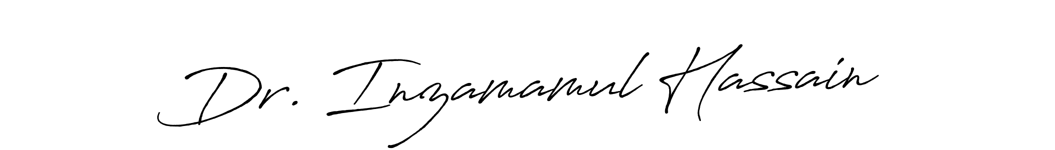 Design your own signature with our free online signature maker. With this signature software, you can create a handwritten (Antro_Vectra_Bolder) signature for name Dr. Inzamamul Hassain. Dr. Inzamamul Hassain signature style 7 images and pictures png