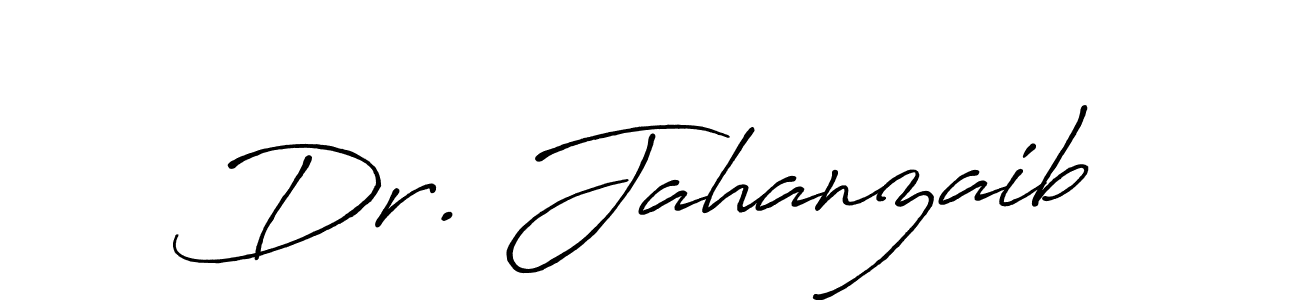 Make a beautiful signature design for name Dr. Jahanzaib. With this signature (Antro_Vectra_Bolder) style, you can create a handwritten signature for free. Dr. Jahanzaib signature style 7 images and pictures png