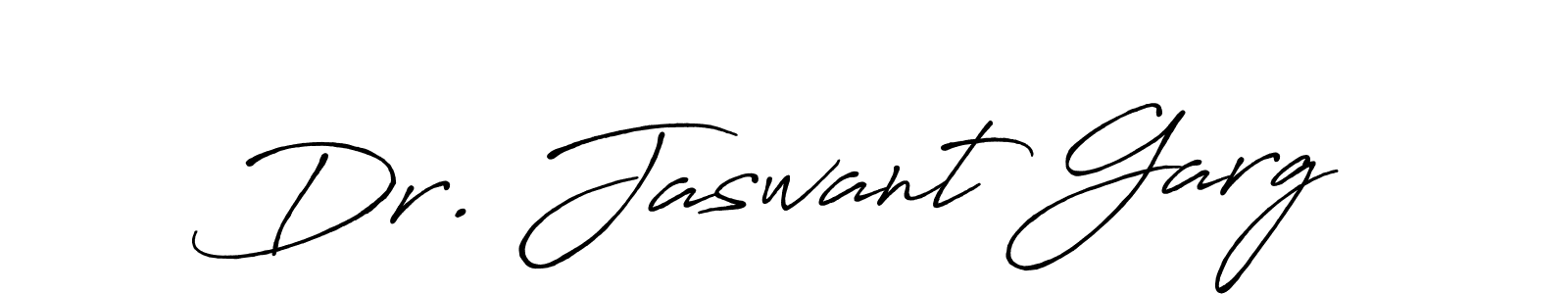 Use a signature maker to create a handwritten signature online. With this signature software, you can design (Antro_Vectra_Bolder) your own signature for name Dr. Jaswant Garg. Dr. Jaswant Garg signature style 7 images and pictures png