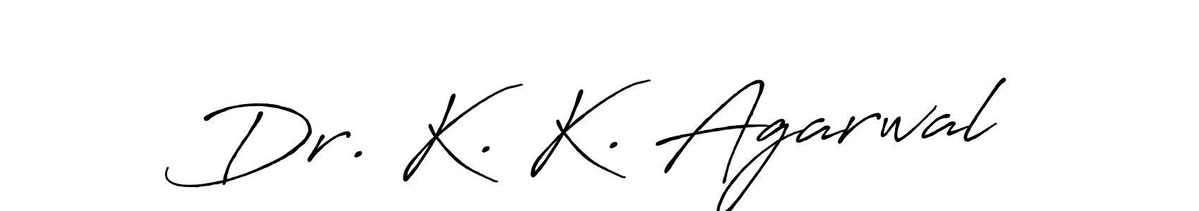 Similarly Antro_Vectra_Bolder is the best handwritten signature design. Signature creator online .You can use it as an online autograph creator for name Dr. K. K. Agarwal. Dr. K. K. Agarwal signature style 7 images and pictures png