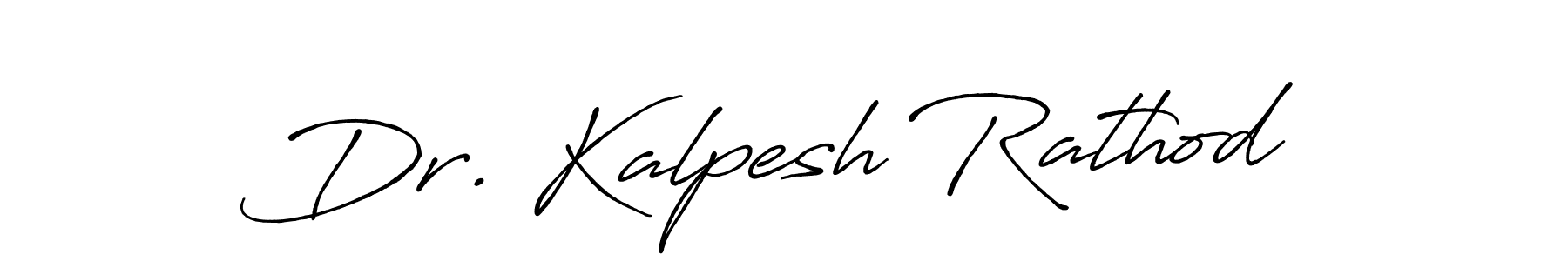 It looks lik you need a new signature style for name Dr. Kalpesh Rathod. Design unique handwritten (Antro_Vectra_Bolder) signature with our free signature maker in just a few clicks. Dr. Kalpesh Rathod signature style 7 images and pictures png