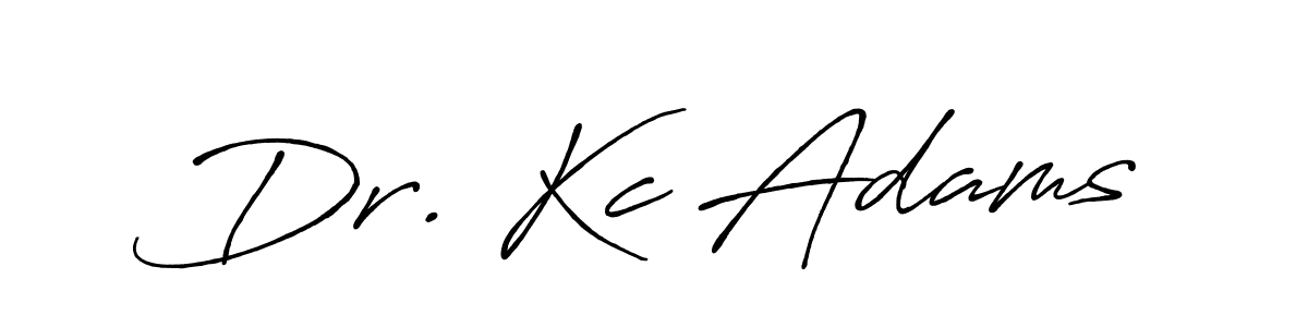 Make a beautiful signature design for name Dr. Kc Adams. Use this online signature maker to create a handwritten signature for free. Dr. Kc Adams signature style 7 images and pictures png