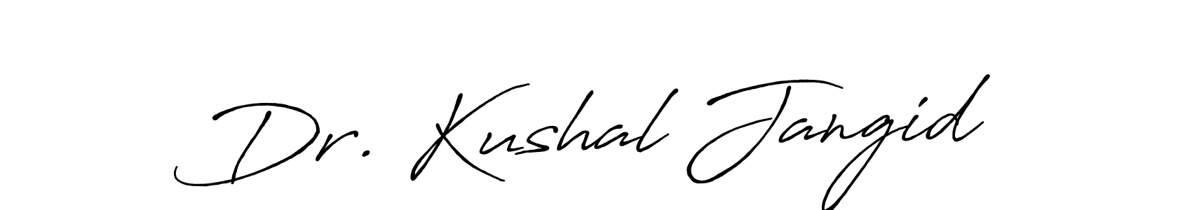 Make a short Dr. Kushal Jangid signature style. Manage your documents anywhere anytime using Antro_Vectra_Bolder. Create and add eSignatures, submit forms, share and send files easily. Dr. Kushal Jangid signature style 7 images and pictures png