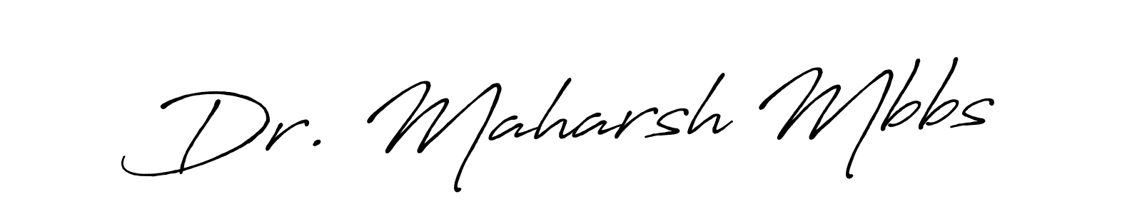 Similarly Antro_Vectra_Bolder is the best handwritten signature design. Signature creator online .You can use it as an online autograph creator for name Dr. Maharsh Mbbs. Dr. Maharsh Mbbs signature style 7 images and pictures png