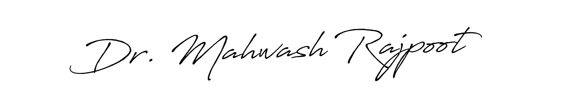 You should practise on your own different ways (Antro_Vectra_Bolder) to write your name (Dr. Mahwash Rajpoot) in signature. don't let someone else do it for you. Dr. Mahwash Rajpoot signature style 7 images and pictures png