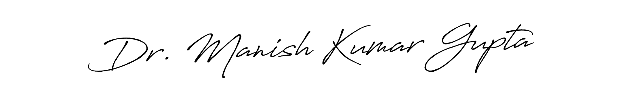 Also You can easily find your signature by using the search form. We will create Dr. Manish Kumar Gupta name handwritten signature images for you free of cost using Antro_Vectra_Bolder sign style. Dr. Manish Kumar Gupta signature style 7 images and pictures png