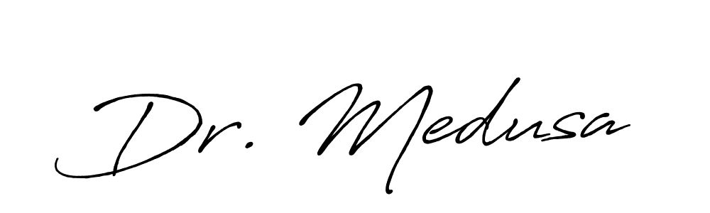 The best way (Antro_Vectra_Bolder) to make a short signature is to pick only two or three words in your name. The name Dr. Medusa include a total of six letters. For converting this name. Dr. Medusa signature style 7 images and pictures png