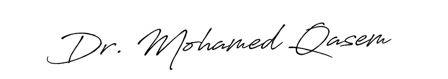 Design your own signature with our free online signature maker. With this signature software, you can create a handwritten (Antro_Vectra_Bolder) signature for name Dr. Mohamed Qasem. Dr. Mohamed Qasem signature style 7 images and pictures png