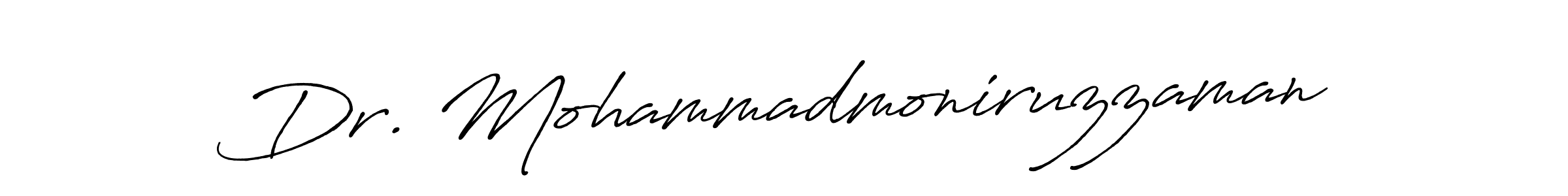 Use a signature maker to create a handwritten signature online. With this signature software, you can design (Antro_Vectra_Bolder) your own signature for name Dr. Mohammadmoniruzzaman. Dr. Mohammadmoniruzzaman signature style 7 images and pictures png