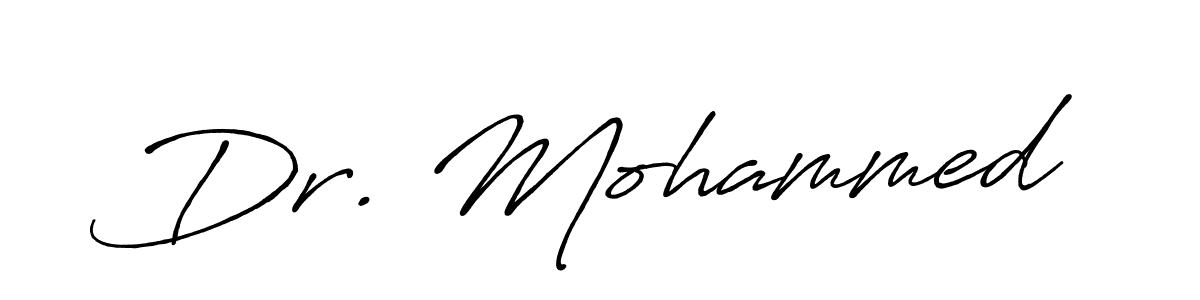 Make a short Dr. Mohammed signature style. Manage your documents anywhere anytime using Antro_Vectra_Bolder. Create and add eSignatures, submit forms, share and send files easily. Dr. Mohammed signature style 7 images and pictures png
