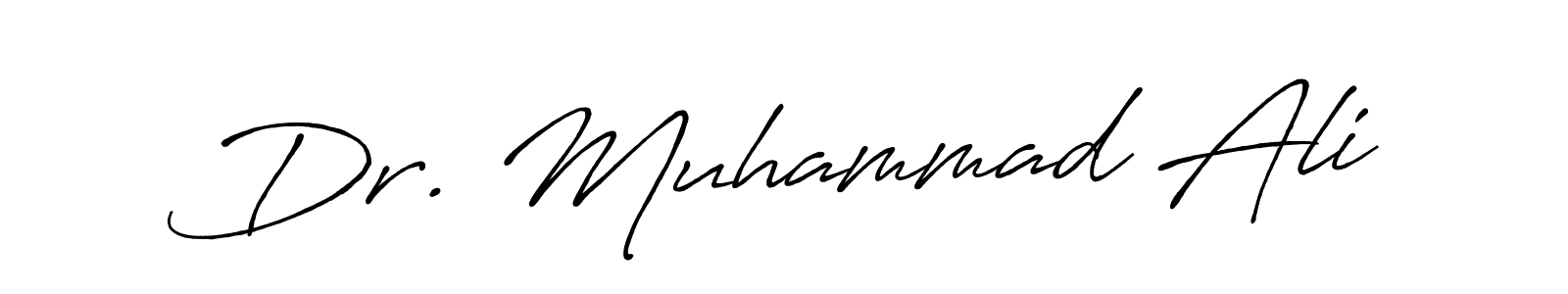 Dr. Muhammad Ali stylish signature style. Best Handwritten Sign (Antro_Vectra_Bolder) for my name. Handwritten Signature Collection Ideas for my name Dr. Muhammad Ali. Dr. Muhammad Ali signature style 7 images and pictures png