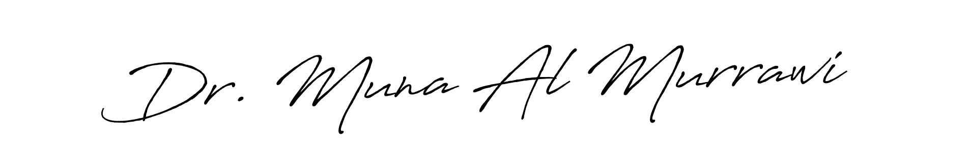 How to make Dr. Muna Al Murrawi signature? Antro_Vectra_Bolder is a professional autograph style. Create handwritten signature for Dr. Muna Al Murrawi name. Dr. Muna Al Murrawi signature style 7 images and pictures png