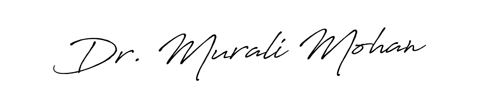 Design your own signature with our free online signature maker. With this signature software, you can create a handwritten (Antro_Vectra_Bolder) signature for name Dr. Murali Mohan. Dr. Murali Mohan signature style 7 images and pictures png