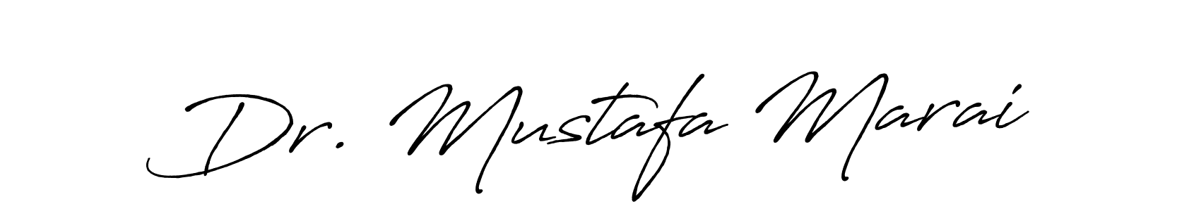 You should practise on your own different ways (Antro_Vectra_Bolder) to write your name (Dr. Mustafa Marai) in signature. don't let someone else do it for you. Dr. Mustafa Marai signature style 7 images and pictures png