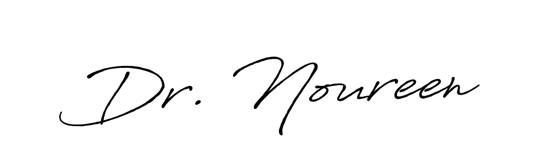 You should practise on your own different ways (Antro_Vectra_Bolder) to write your name (Dr. Noureen) in signature. don't let someone else do it for you. Dr. Noureen signature style 7 images and pictures png