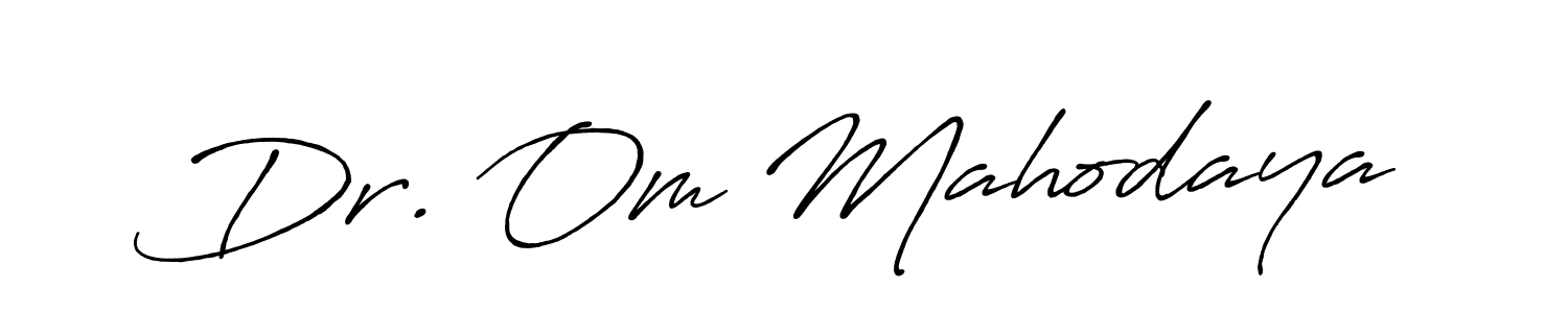 Make a beautiful signature design for name Dr. Om Mahodaya. Use this online signature maker to create a handwritten signature for free. Dr. Om Mahodaya signature style 7 images and pictures png