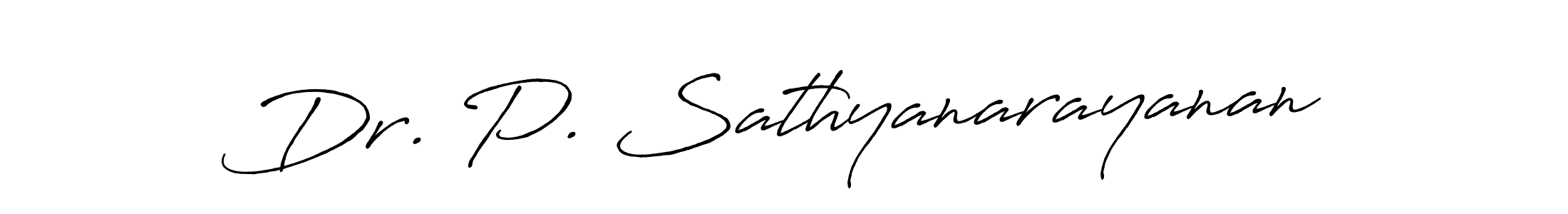 Dr. P. Sathyanarayanan stylish signature style. Best Handwritten Sign (Antro_Vectra_Bolder) for my name. Handwritten Signature Collection Ideas for my name Dr. P. Sathyanarayanan. Dr. P. Sathyanarayanan signature style 7 images and pictures png