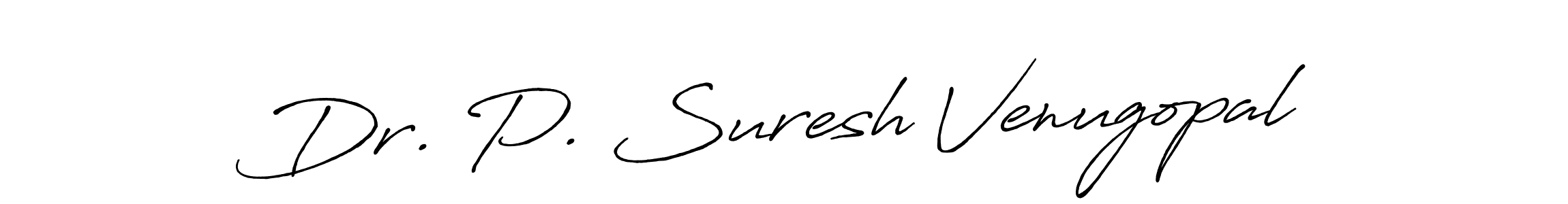 Make a beautiful signature design for name Dr. P. Suresh Venugopal. With this signature (Antro_Vectra_Bolder) style, you can create a handwritten signature for free. Dr. P. Suresh Venugopal signature style 7 images and pictures png