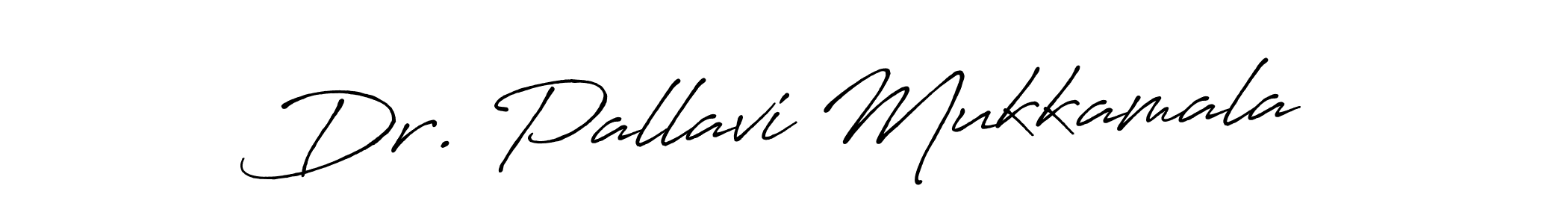 Dr. Pallavi Mukkamala stylish signature style. Best Handwritten Sign (Antro_Vectra_Bolder) for my name. Handwritten Signature Collection Ideas for my name Dr. Pallavi Mukkamala. Dr. Pallavi Mukkamala signature style 7 images and pictures png