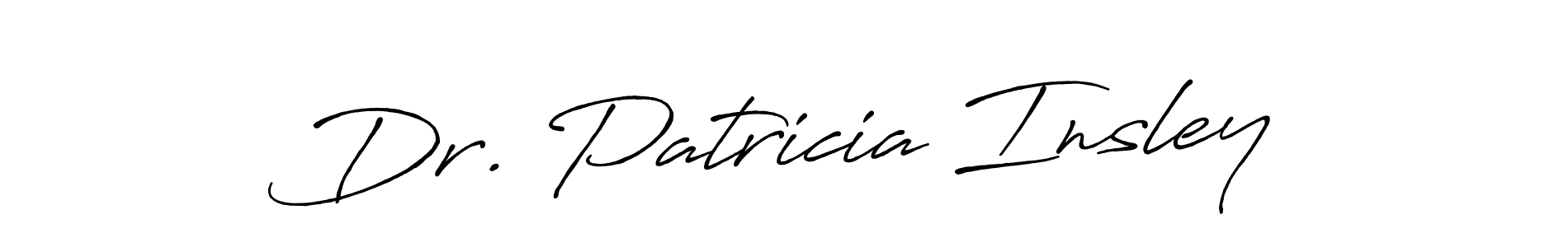 How to make Dr. Patricia Insley signature? Antro_Vectra_Bolder is a professional autograph style. Create handwritten signature for Dr. Patricia Insley name. Dr. Patricia Insley signature style 7 images and pictures png