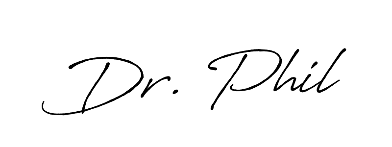 Also You can easily find your signature by using the search form. We will create Dr. Phil name handwritten signature images for you free of cost using Antro_Vectra_Bolder sign style. Dr. Phil signature style 7 images and pictures png