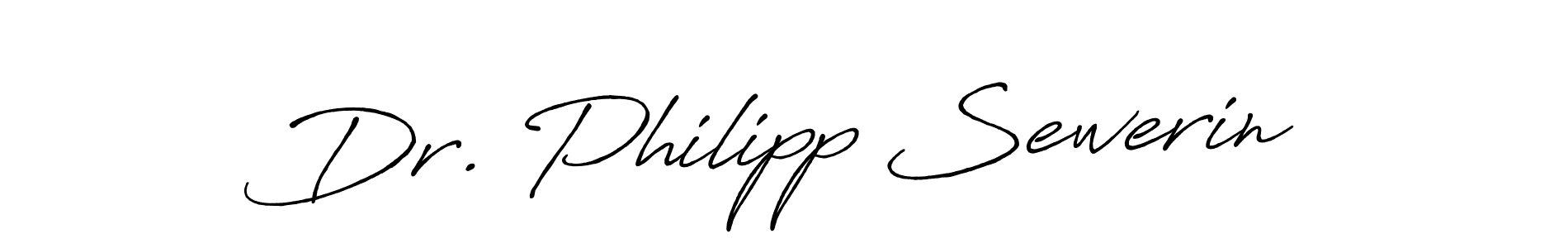 Design your own signature with our free online signature maker. With this signature software, you can create a handwritten (Antro_Vectra_Bolder) signature for name Dr. Philipp Sewerin. Dr. Philipp Sewerin signature style 7 images and pictures png