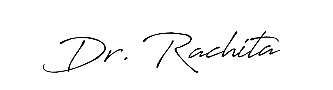 Once you've used our free online signature maker to create your best signature Antro_Vectra_Bolder style, it's time to enjoy all of the benefits that Dr. Rachita name signing documents. Dr. Rachita signature style 7 images and pictures png