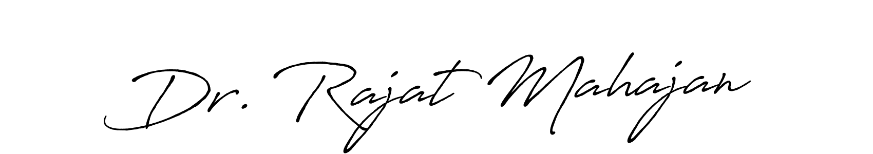 Make a beautiful signature design for name Dr. Rajat Mahajan. Use this online signature maker to create a handwritten signature for free. Dr. Rajat Mahajan signature style 7 images and pictures png